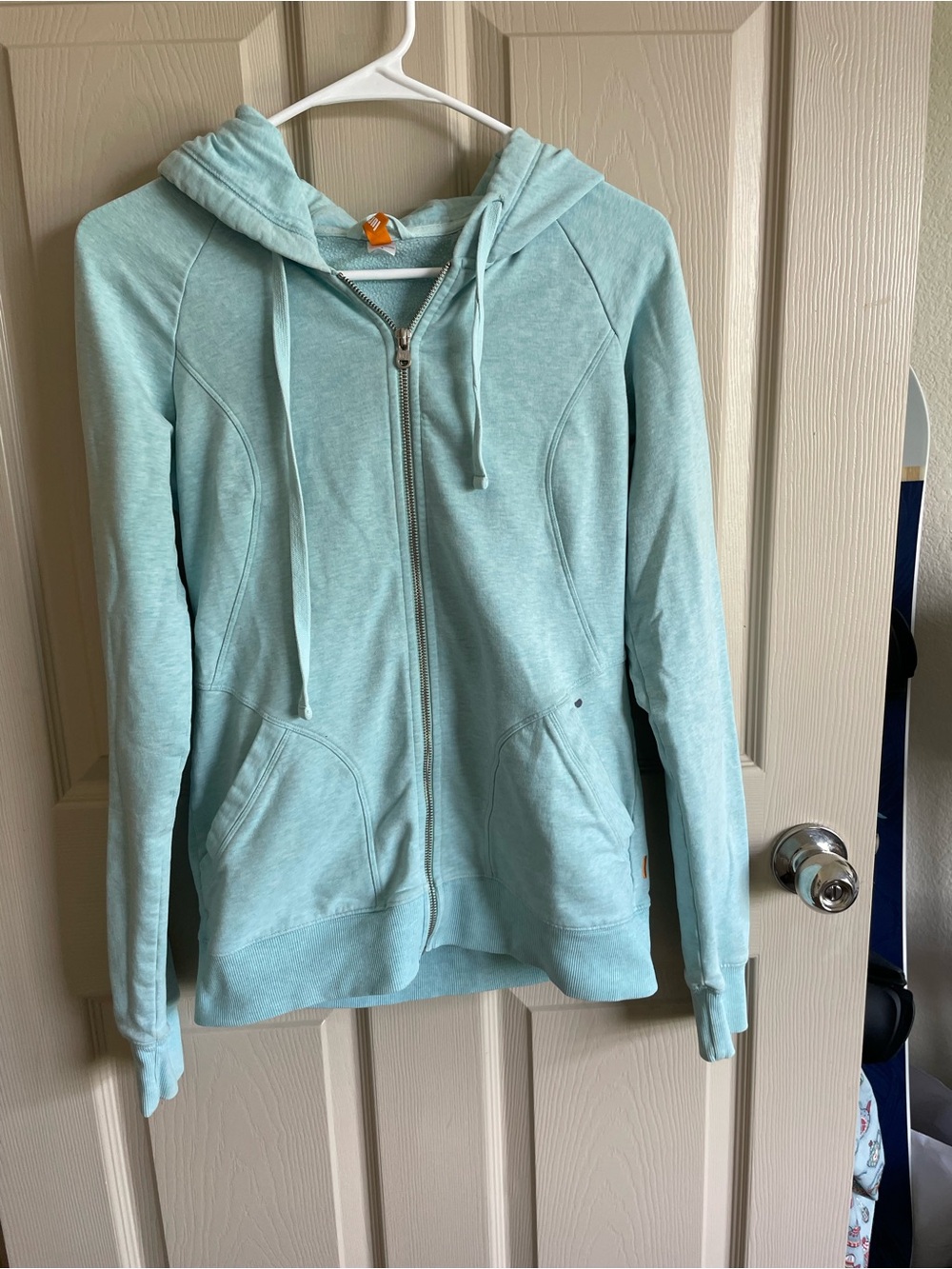 Lucy Aqua Zip-Up Hoodie